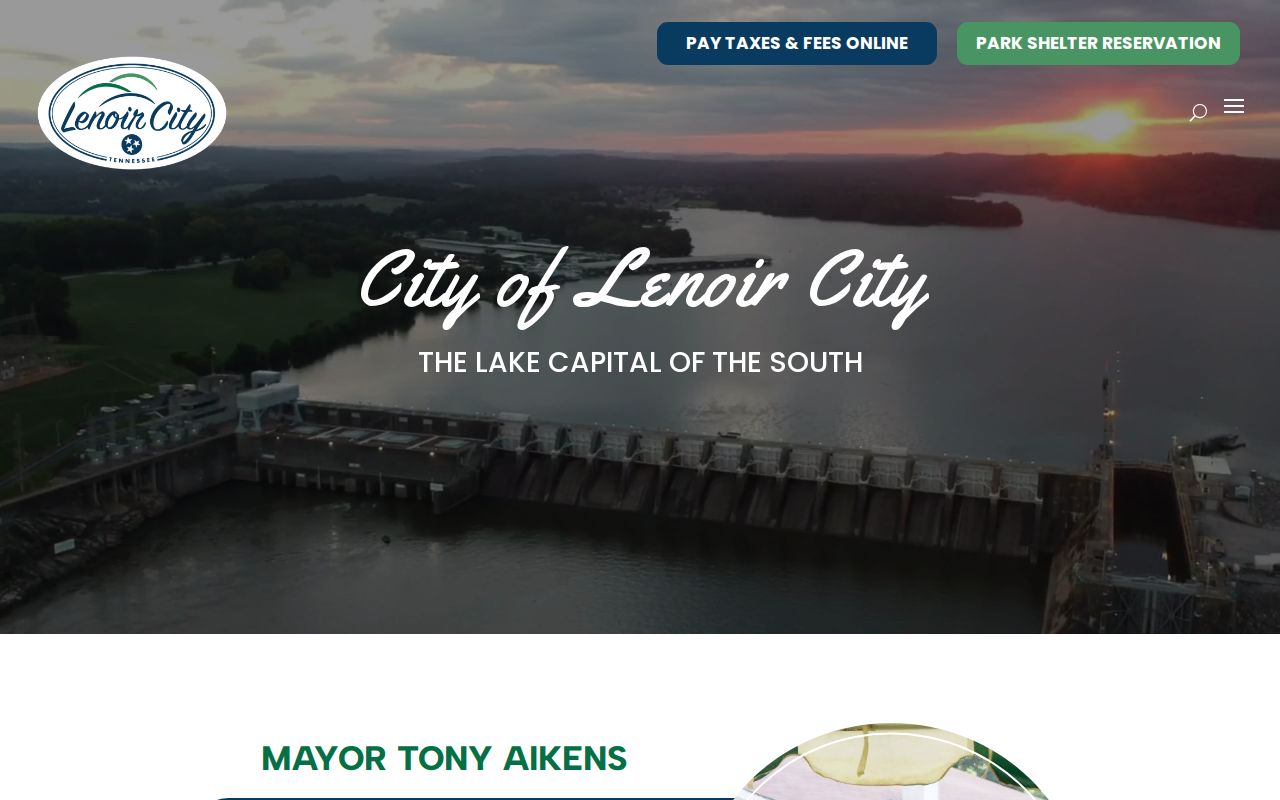 Official Lenoir City website and City Hall information